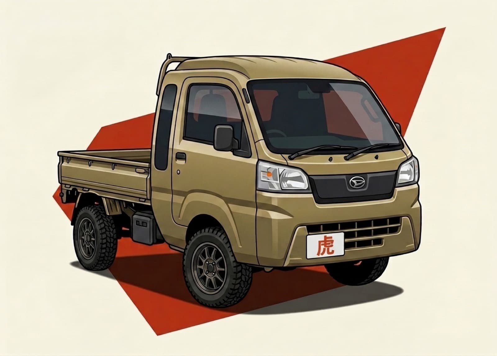 Daihatsu Hijet S500P / S510P kei truck