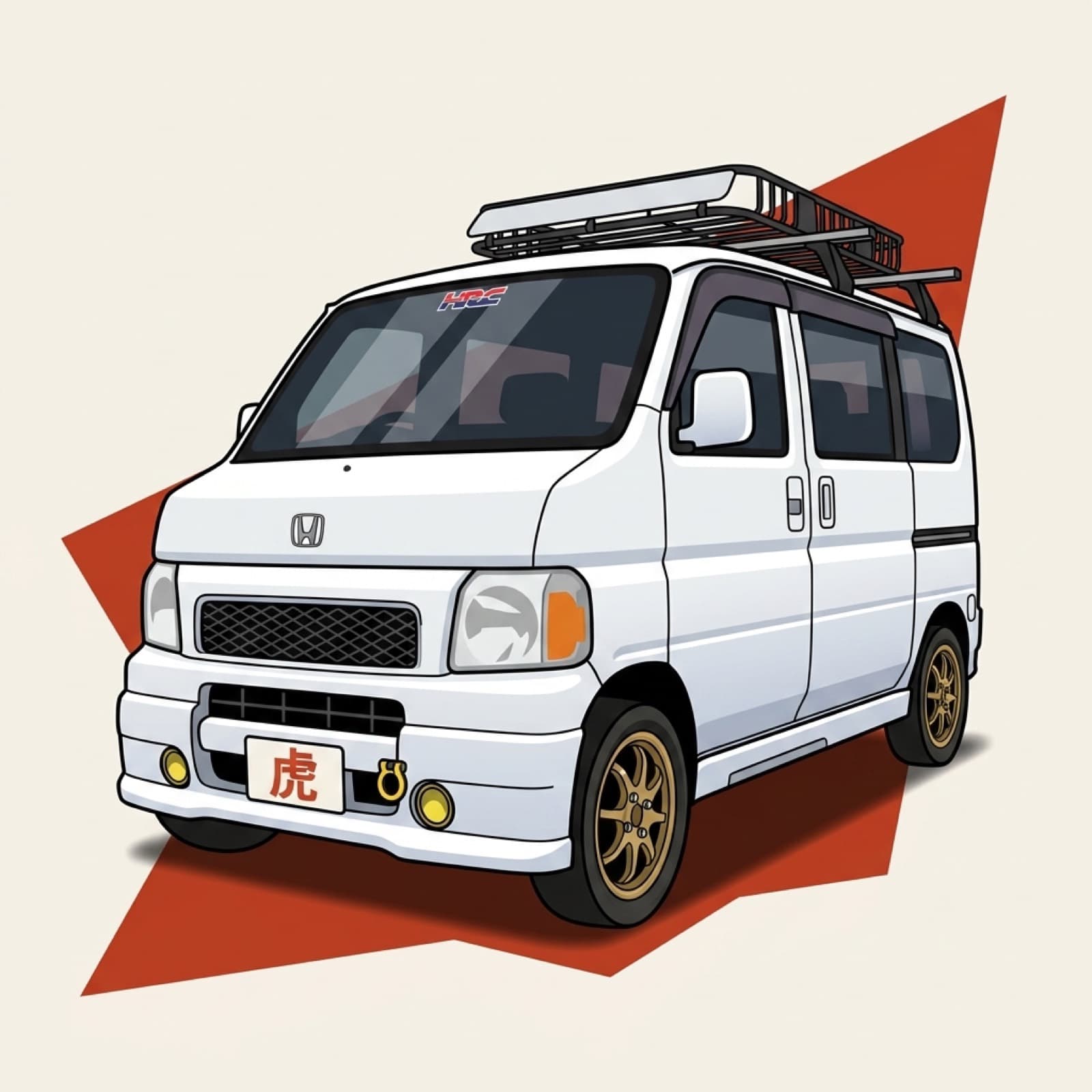 Honda Vamos HM1 / HM2 kei van